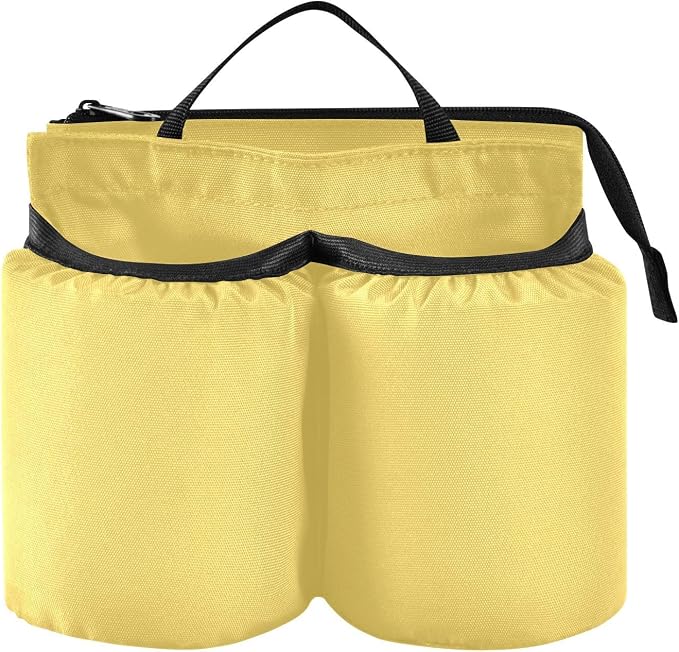 DOMIKING Lemon Yellow Travel Luggage Cup Holder - Image 6