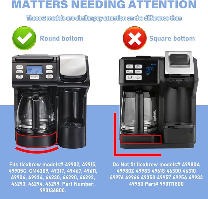 12 Cup Coffee Maker Carafe Replacement Pot Compatible - Image 3
