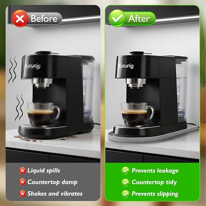 Silicone Coffee Mat, 15.8"x 7.8"in Bar Mat - Image 4