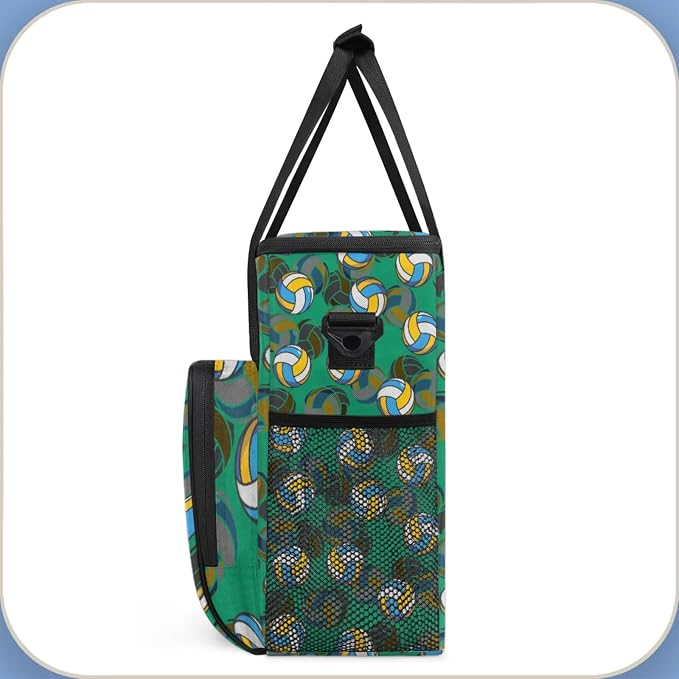 Volleyball Coffee Maker Travel Bag, Volleyball Large Carrying Storage Case - Image 4