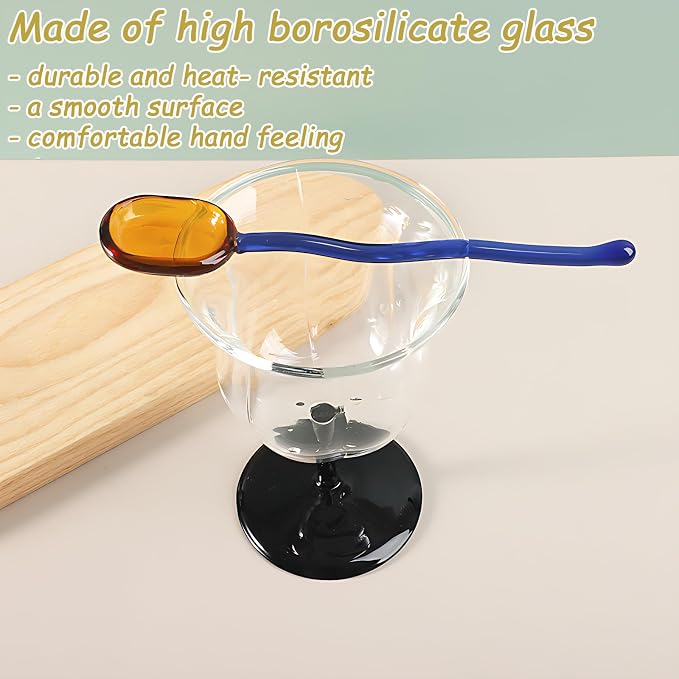 5 Pieces Glass Spoons - Image 3