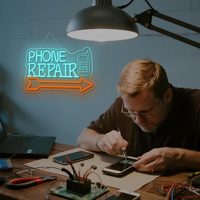 Looklight Phone Repair Neon Sign Arrow Neon Lights - Image 3
