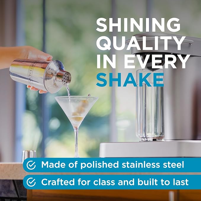 Bartesian Stainless Steel Cocktail Shaker - Image 4