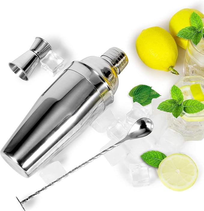 WPHUAW 24oz Cocktail Shaker Bar Set-Professional Margarita Mixer Drink Shaker - Image 4