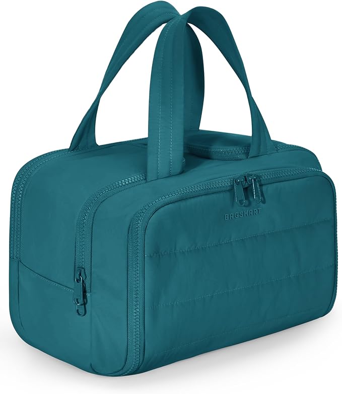 BAGSMART Travel Toiletry Bag, Crush Toiletry Bag by BAGSMART