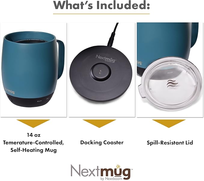 Nextmug - Temperature-Controlled, Self-Heating Coffee Mug - Image 3