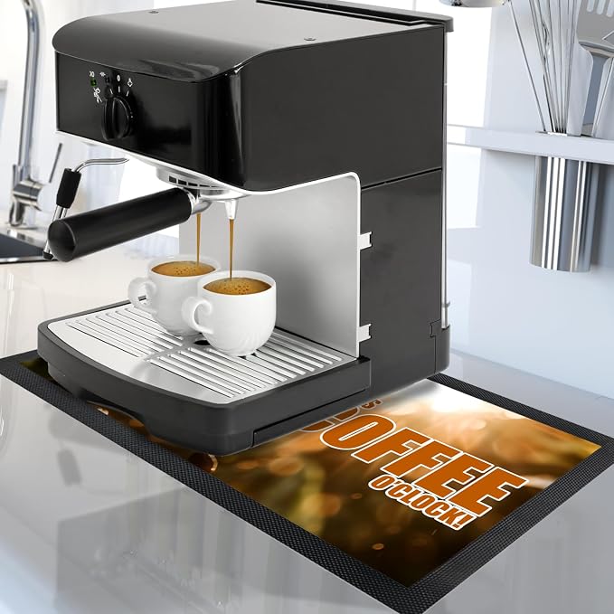 Coffee Bar Mat - Coffee Gifts - Coffee Lover - Coffee Bar Accessories - Barista - Image 2