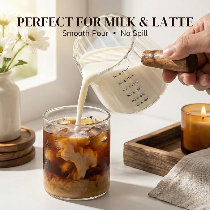 6oz Espresso Shot Measuring Cup, Heat Resistant Borosilicate Glass - Image 8