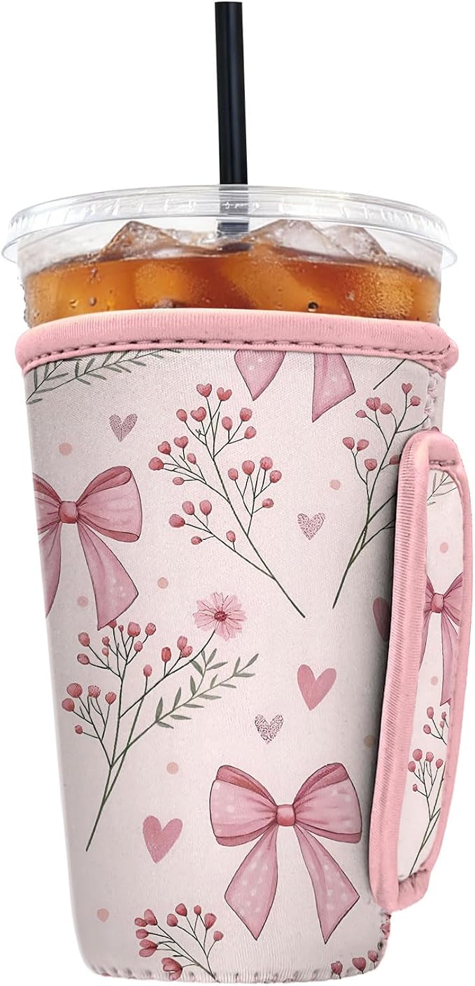 Reusable Insulated Neoprene Iced Coffee Sleeve by Cavllson