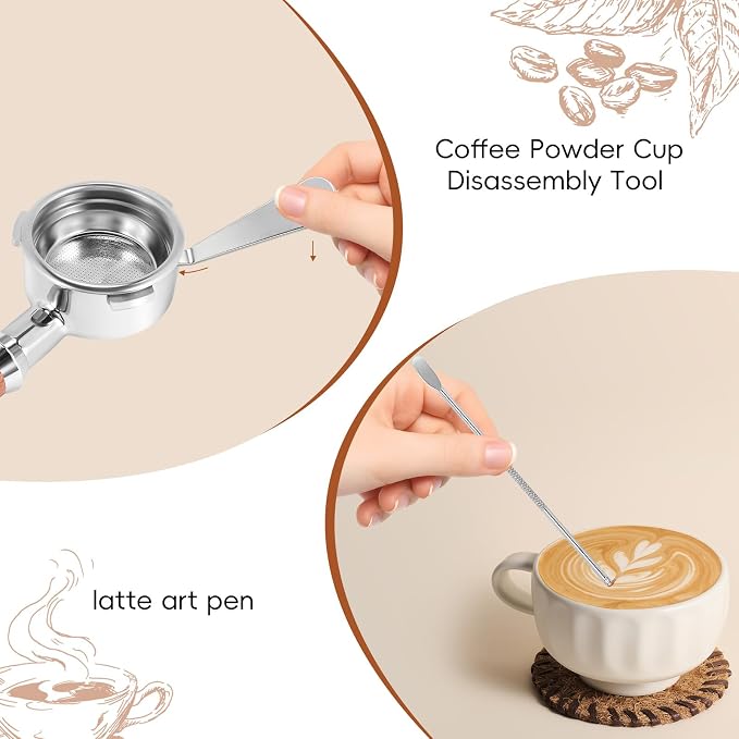 Coffee Knock Box, Coffee Scoops, Espresso Aistribution Tool, Espresso Tamping - Image 6