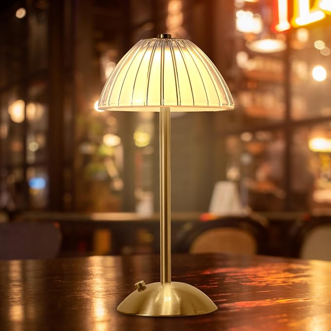HAPYGI Portable Battery Operated LED Table Lamp by HAPYGILightings