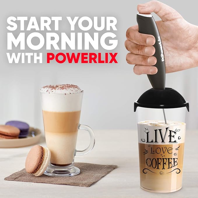 PowerLix Powerful Handheld Milk Frother - Image 3