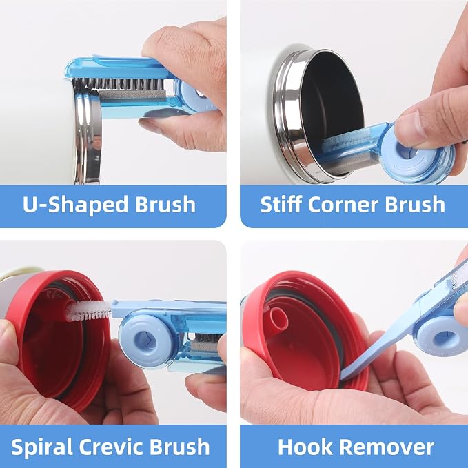 UXIETIN 3 Pack Water Bottle Cleaner Kit - Image 5