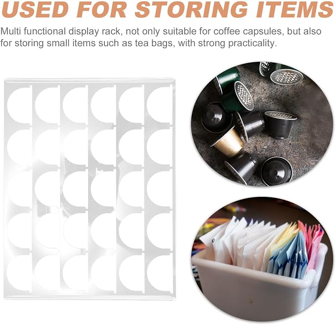 Zerodeko Acrylic Coffee Capsule Holder Rack - Image 3