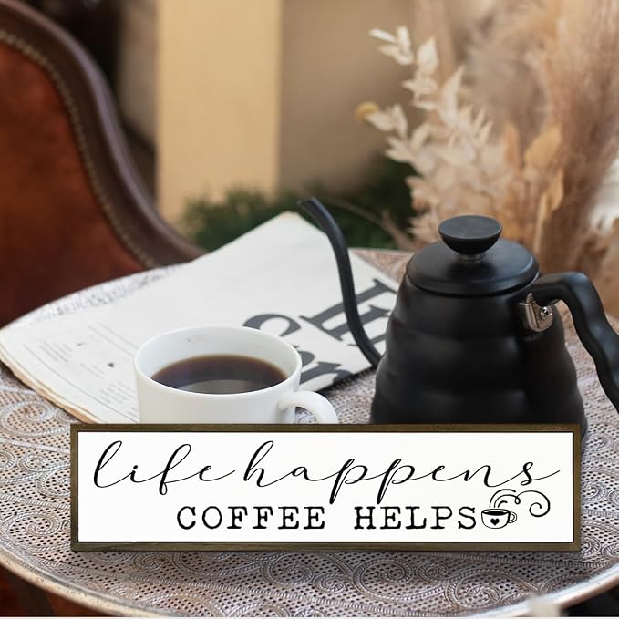 Coffee Wooden Box Sign, Country Farmhouse Decor - Image 5