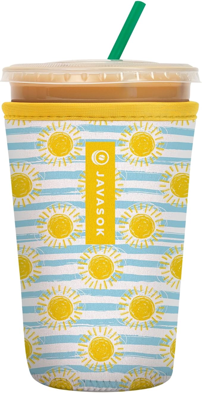 Sok It JavaSok Iced Coffee & Cold Soda Insulated Neoprene Cup Sleeve by SokIt