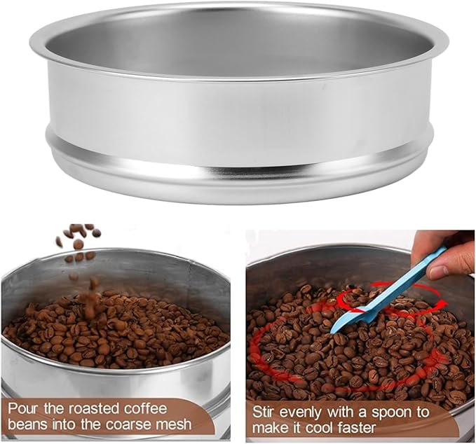 Coffee Bean Cooling Screen, Stainless Steel Coffee Bean Cooler Plate - Image 6