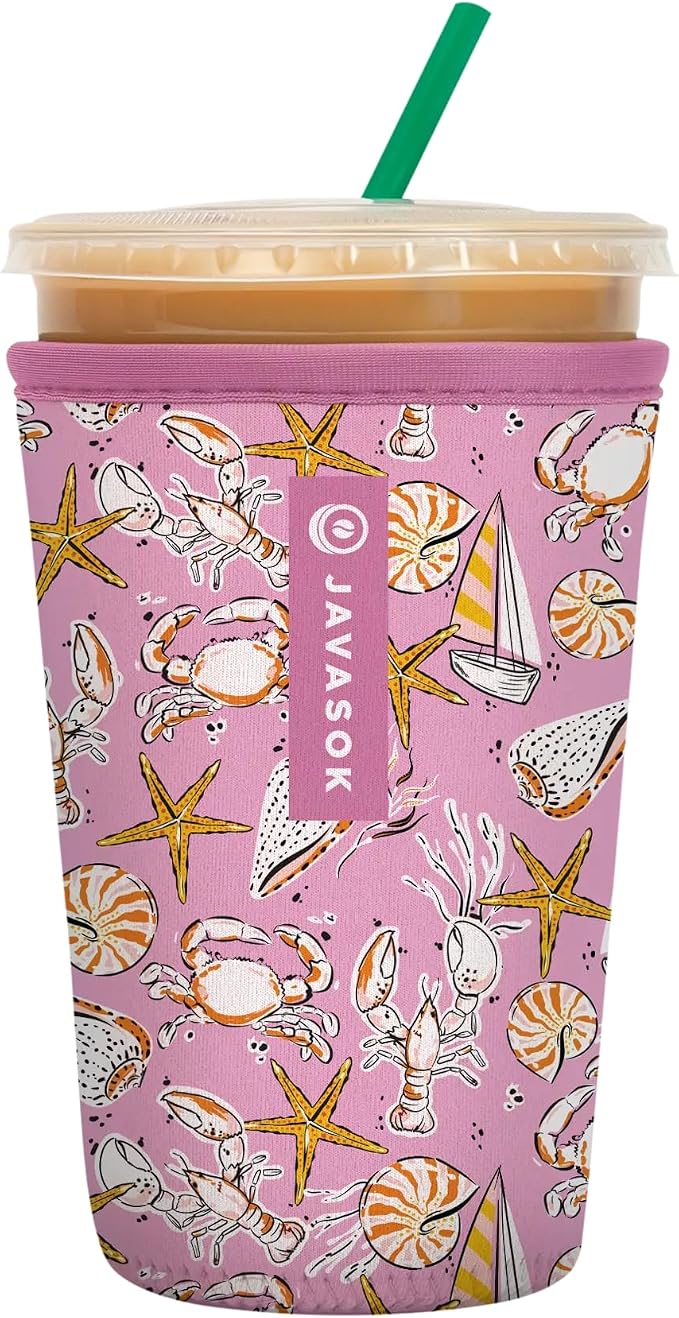 Sok It JavaSok Iced Coffee & Cold Soda Insulated Neoprene Cup Sleeve by SokIt
