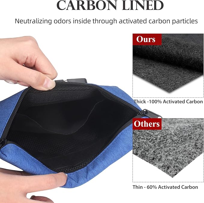 FIREDOG Smell Proof Bag, Smell Proof Pouch Case - Image 6