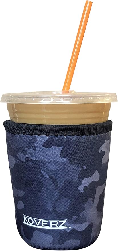 Iced Coffee Sleeve, Insulated Neoprene Cup Sleeve, Fits a 16 Oz. Coffee Cup by Koverz