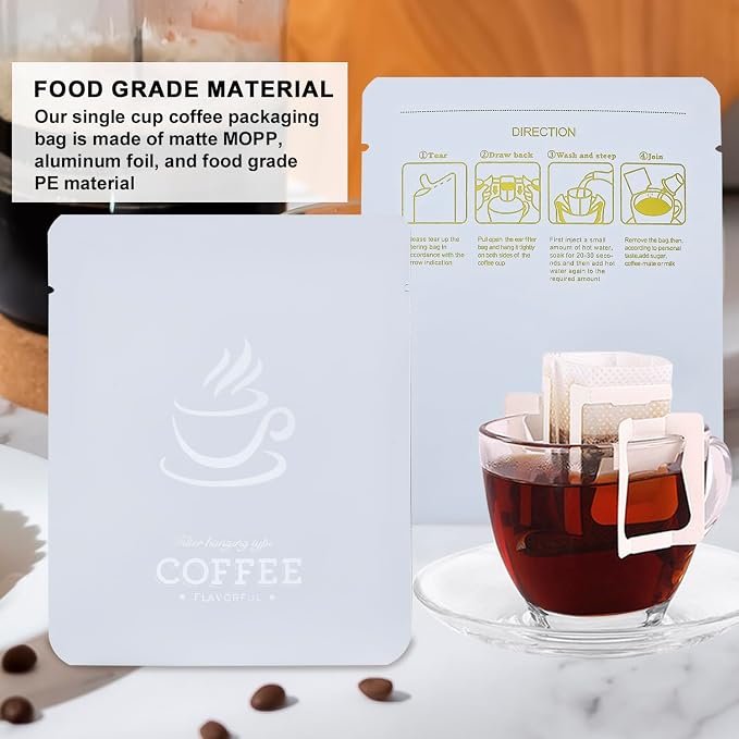75 Pcs Coffee Filter Paper Bag - Image 3