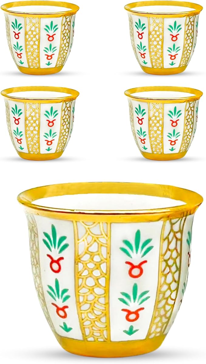 Generic Premium Porcelain Arabic Coffee Cup Set 100ml by Unknown