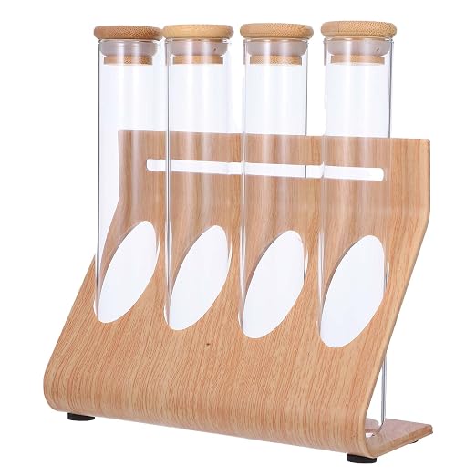 Wooden Coffee Bean Display Rack by NIYANGLE