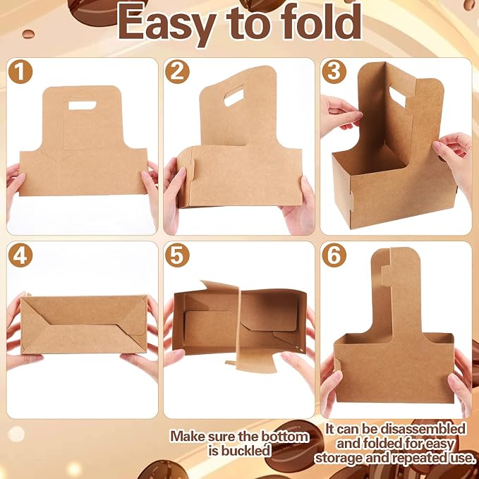 100 Pack 2-Cup Drink Carrier - Image 4