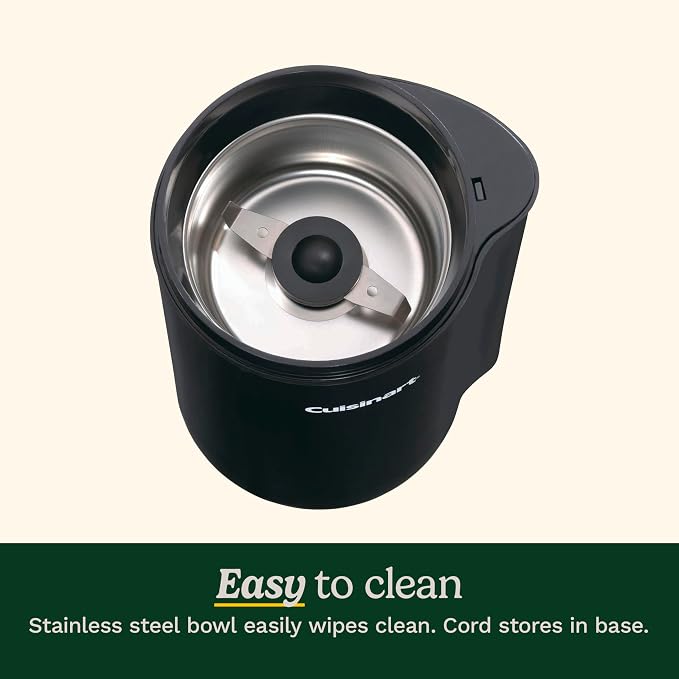 Cuisinart Coffee Grinder, One Touch Control Coffee Bean Grinder - Image 6