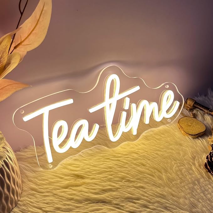 Tea Time Neon Sign for Wall Decor Customized Led Neon Light Sign Personalized - Image 3