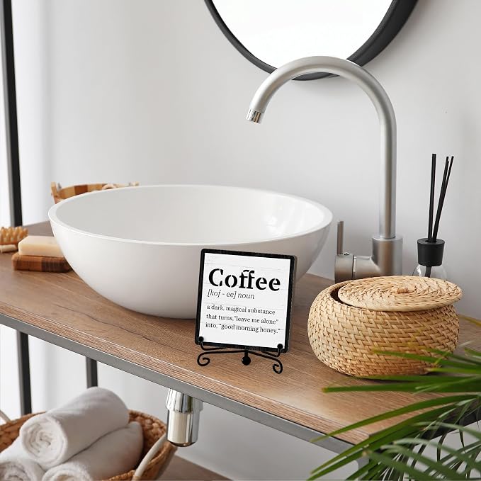 Coffee Bar Decor For Bar, Funny Cute Coffee Signs For Station Cafe Shop - Image 4