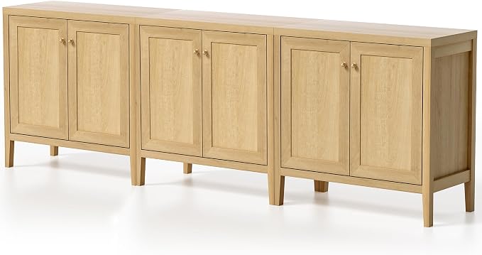 EYYTHUNG Sideboard Buffet Cabinets Set of 3 by EYYTHUNG