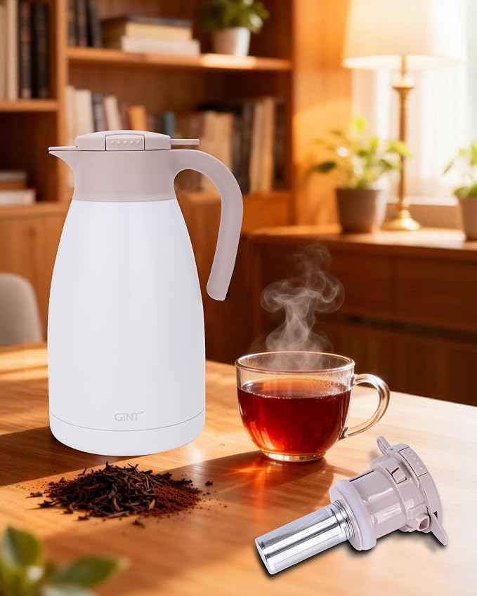 GiNT Stainless Steel Thermal Coffee Carafe Lid - Image 10