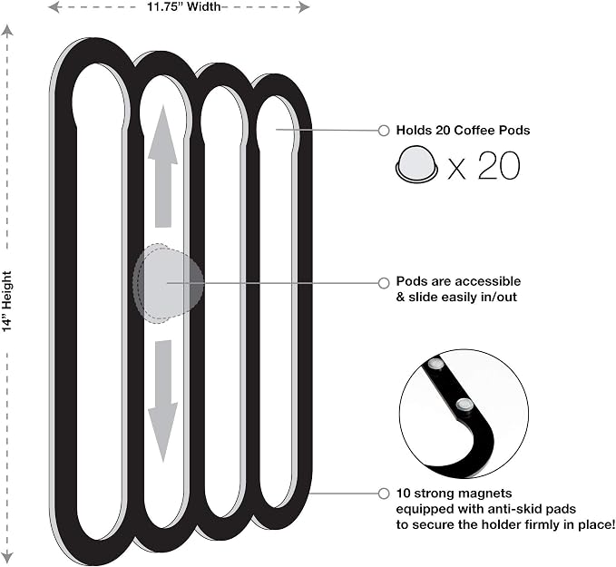 Demi's Home Magnetic Coffee Pod Holder - Image 2