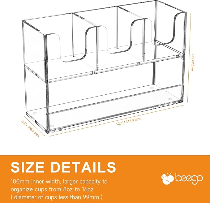 Beego 4-Compartment Cup Holder for Countertop - Image 9