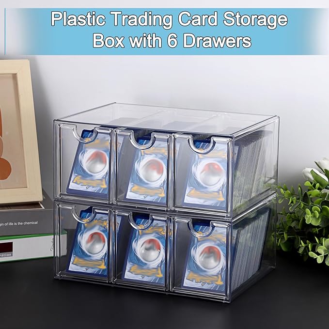 OwnMy 2 Plastic Trading Card Storage Box, 2200+ Baseball Sports TCG MTG PTCG - Image 7