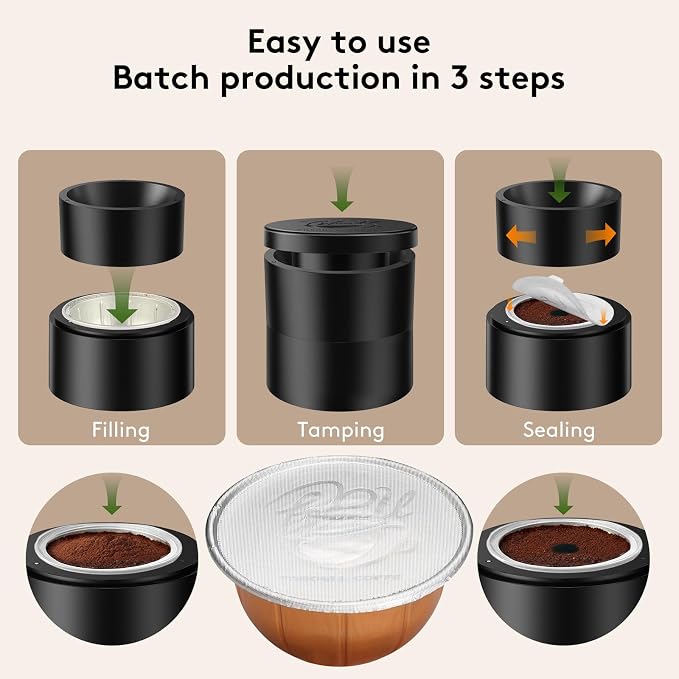 Reusable Vertuo Capsule Kit, for Reusable Nespresso Pods - Image 6