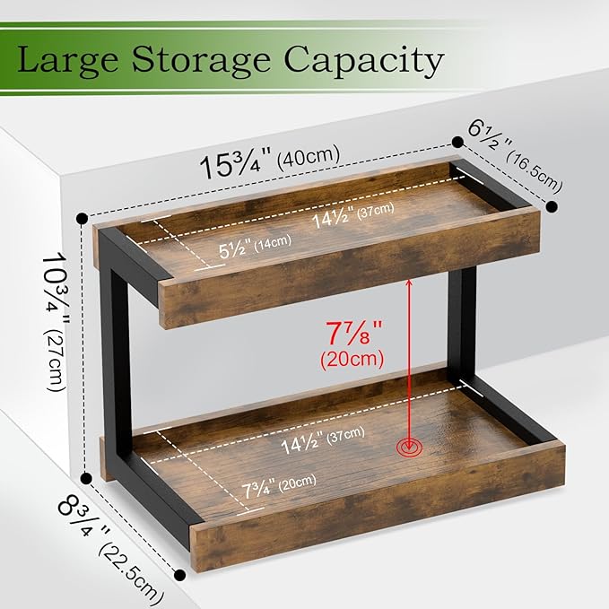 MARTY 2 Tier Spice Rack Organizer - Image 6