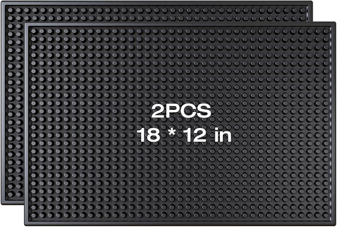 Bar Mat for Home Bar | Bar Drink Mat for Countertop and Table Top, Easy Clean by PEAKCLOUDS