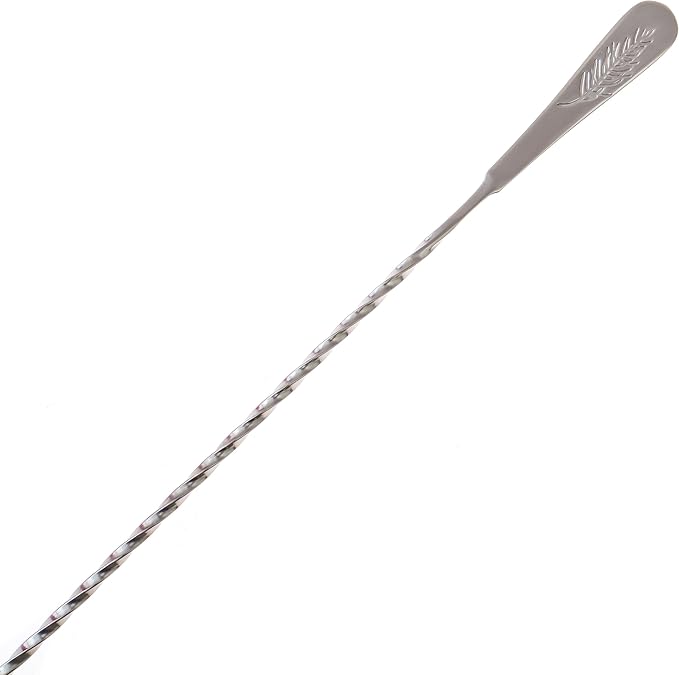 18" Cocktail Mixing Glass Bar Spoon - Image 2