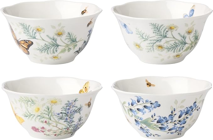 Lenox 897796 Butterfly Meadow Herbs Rice Bowls by Lenox
