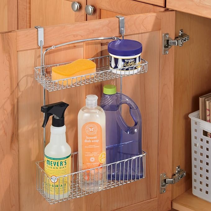 mDesign Over Cabinet Kitchen Storage Unit - Image 2