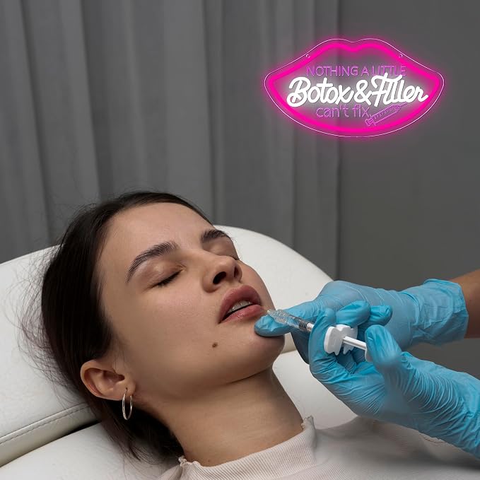 Nothing A Little Botox Filler Can'T Fix Neon Sign, Beauty Care Neon Light USB - Image 6