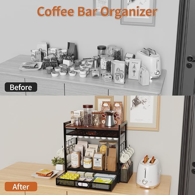 Coffee Bar Organizer Station - Image 3