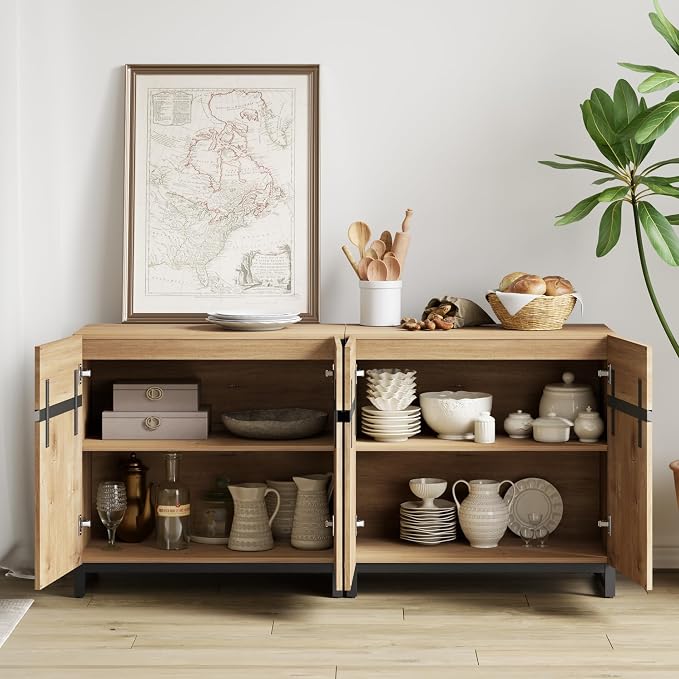 WAMPAT Sideboard Buffet Cabinets, Modern Sideboard - Image 5