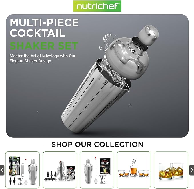NutriChef Bartender Set 7 Piece - Image 7