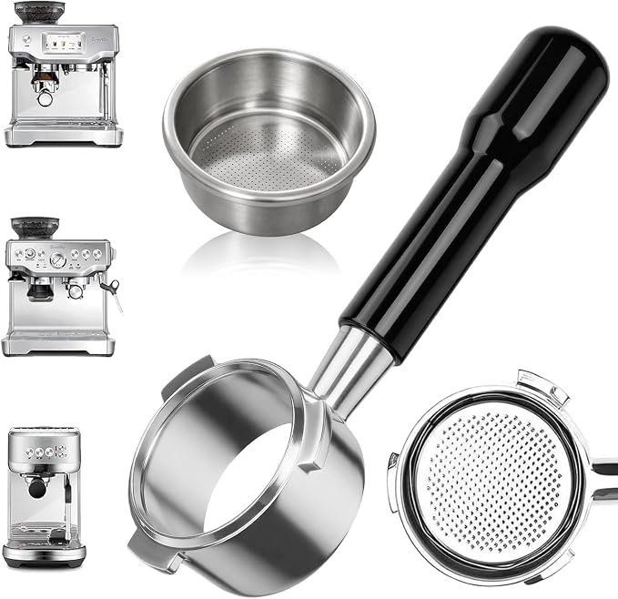 54mm Bottomless Portafilter fit Breville Barista Express Machines BES870XL by TooAemiS
