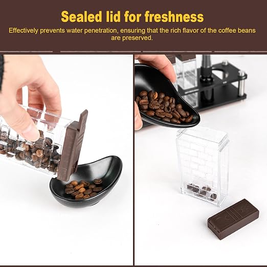 Coffee Bean Cellar with Stand, Coffee Bean Storage Set - Image 7
