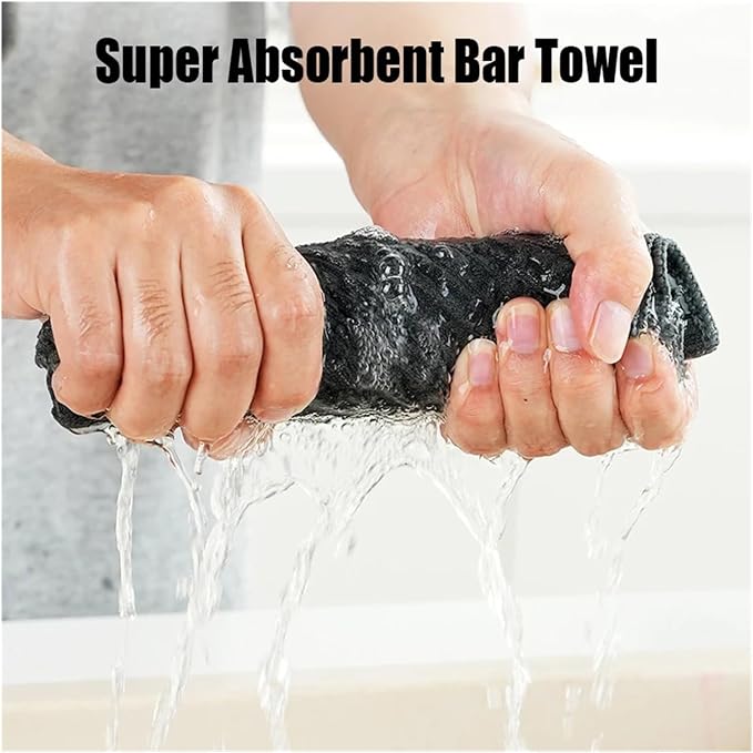 Barista Cloth Barista Microfiber Cloths, 1/4 Pack 12"x12" Professional Cleaning - Image 6