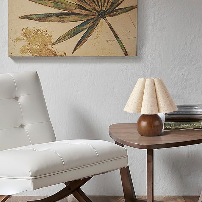 Wood Grain Touch Control Table Lamp - Image 4